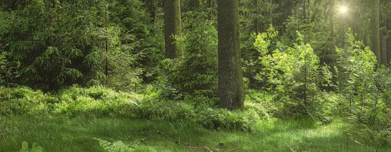soothing summer forest ambience